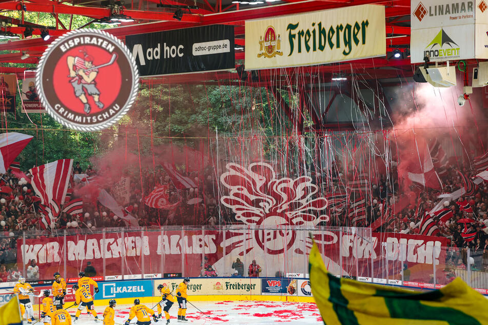 Riesige Choreo-Panne bei Eispiraten-Pleite: Lausitzer Füchse feiern Derbysieg