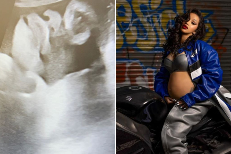 Cardi B shares glimpse at baby number three in latest stunning maternity post