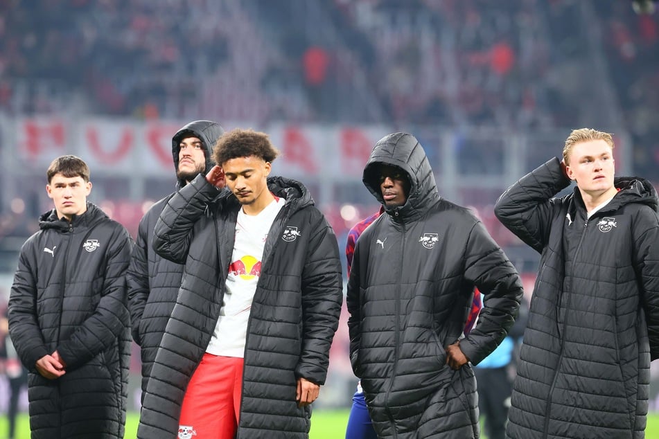 Ratlosigkeit bei den Spielern von RB Leipzig. Trotz phasenweise Überlegenheit gegen die Bayern wurde es am Ende doch deutlich.