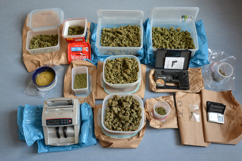Die Polizei fand am 27. Mai in Dessau-Roßlau mehrere Kilo Betäubungsmittel.