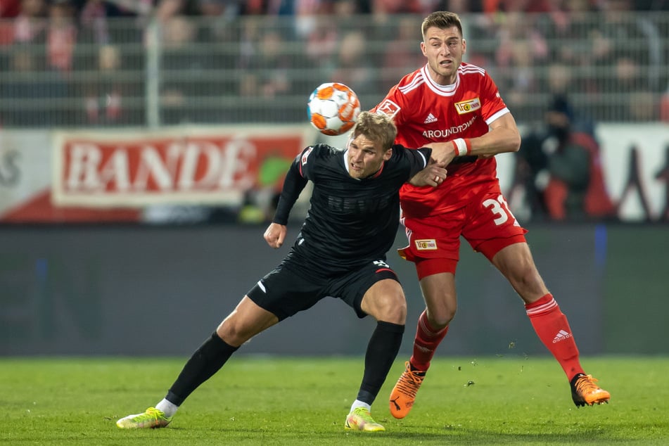 Robin Knoche (29, r.) überzeugte beim 1:0-Sieg des 1. FC Union Berlin gegen den 1. FC Köln.