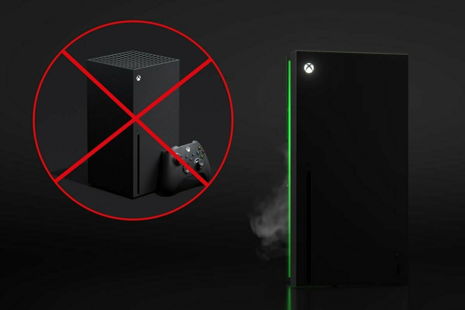 Xbox revealed a mini fridge (l.) and also a larger counterpart (r.).