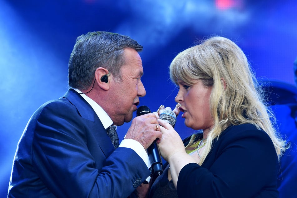 Maite Kelly mit Roland Kaiser (72) bei der Kaisermania 2016.