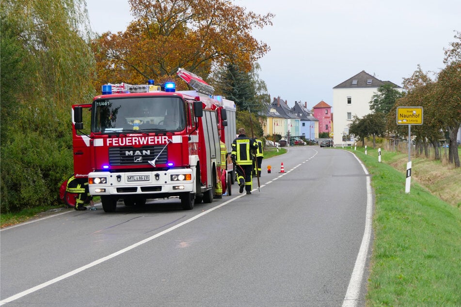 Die Feuerwehr kam am Sonntagvormittag in Naunhof zum Einsatz.