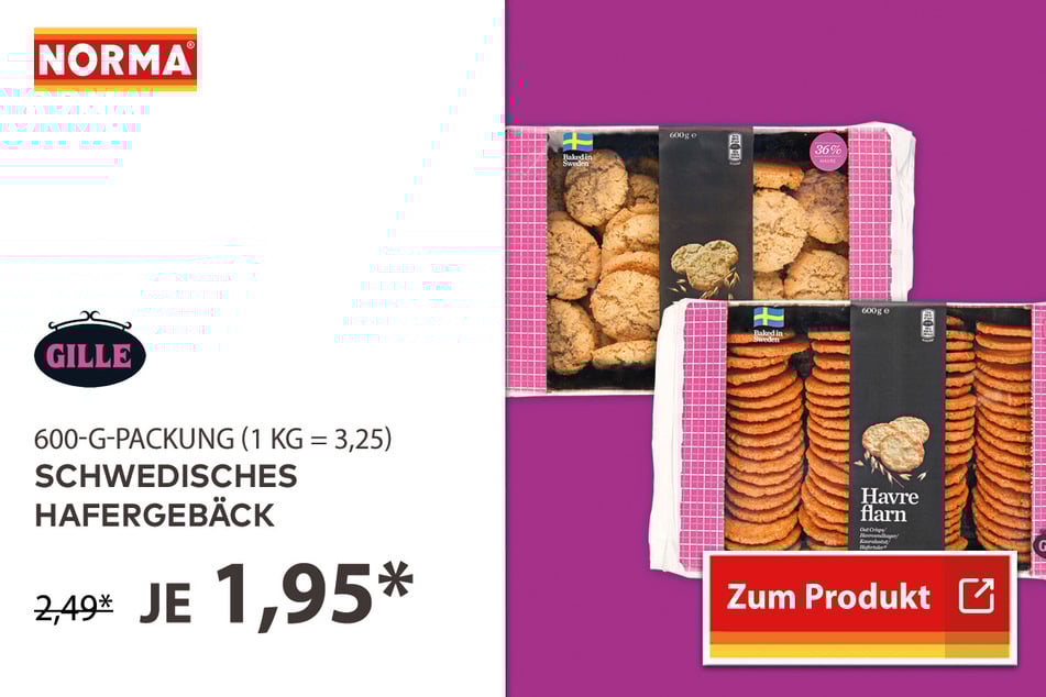 Schwedisches Hafergebäck für 1,95 Euro