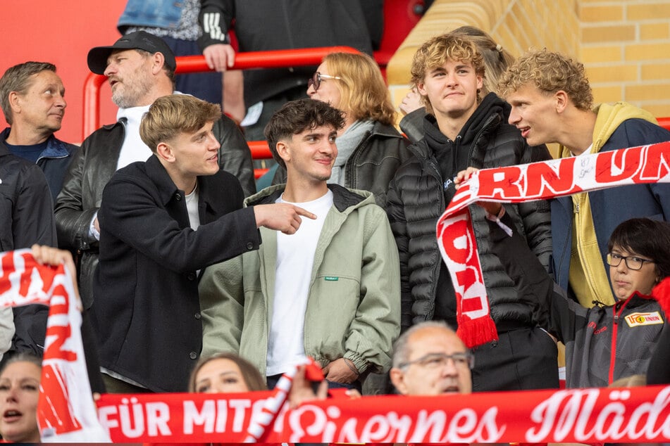 Vier Hoffnungsträger in einer Reihe: Kemlein (l-r.), David Preu (20, Tom Rothe (20) und Leopold Querfeld (21).