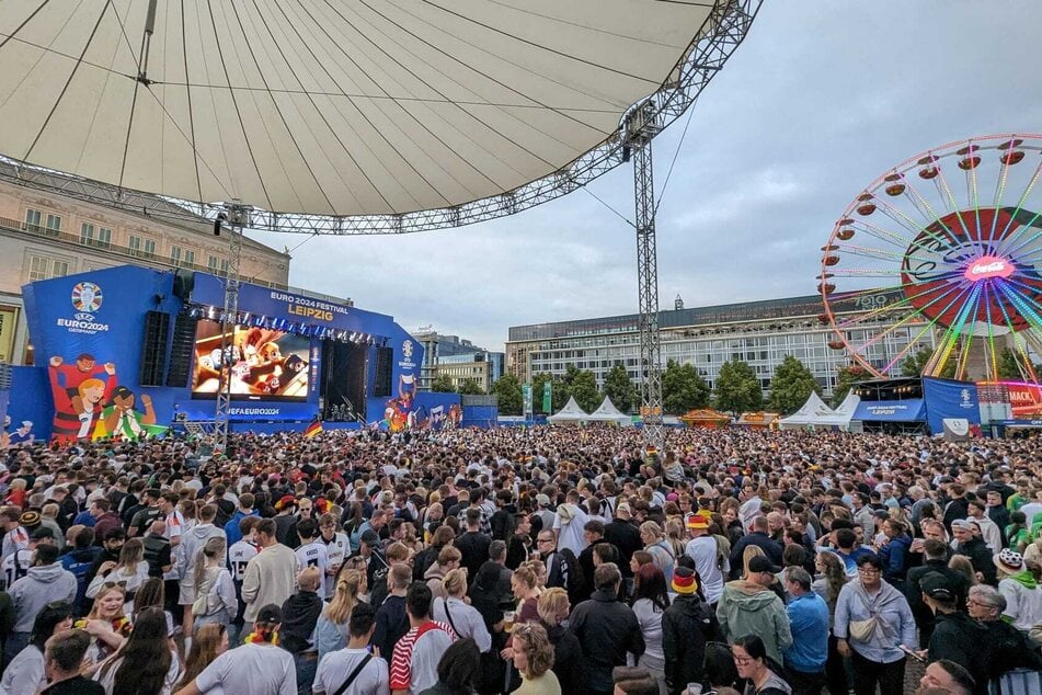 Auch wenn Deutschland nicht bis ins Finale gekommen ist, am Sonntag wird es sicher noch einmal voll in der Leipziger Fan Zone.