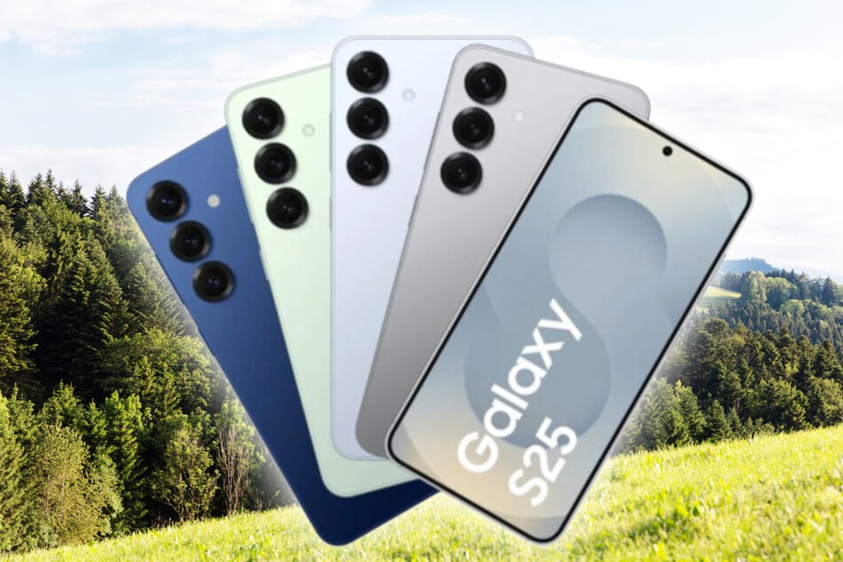 Das Samsung Galaxy S25 (128 GB) ist in den Farben Navy, Mint, Icyblue und Silver Shadow erhältlich.