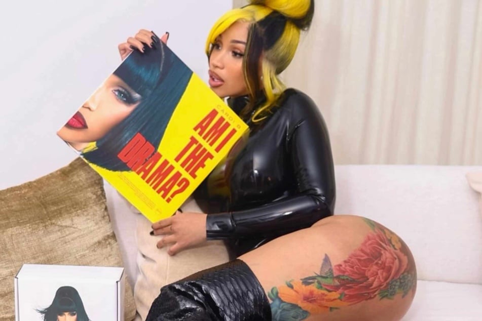 Cardi B shows off bold butt tattoo in cheeky Am I the Drama? promo pics!