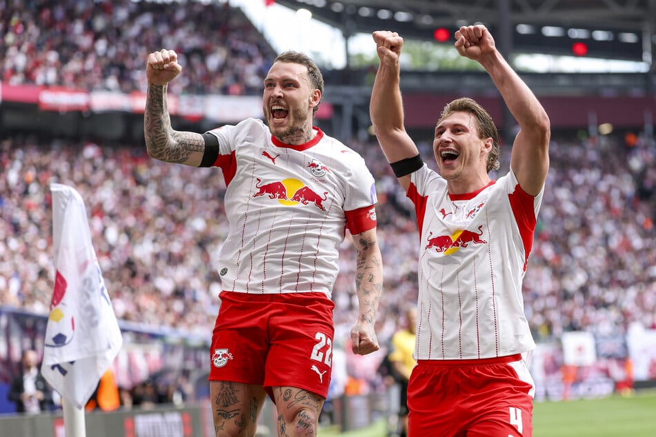 Am Ende durfte RB Leipzig den Sieg und den Einzug in die Champions League bejubeln.