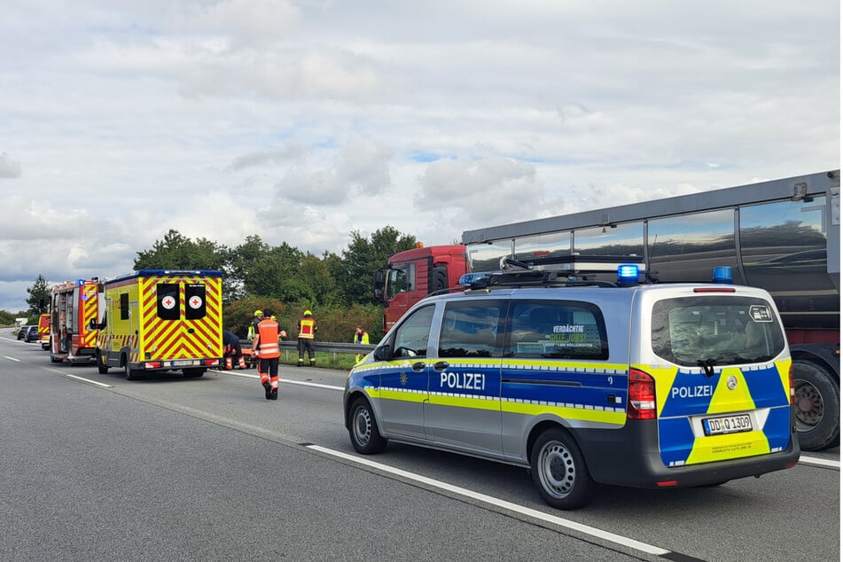 Aufgrund des Rettungseinsatzes bildete sich ein längerer Stau.