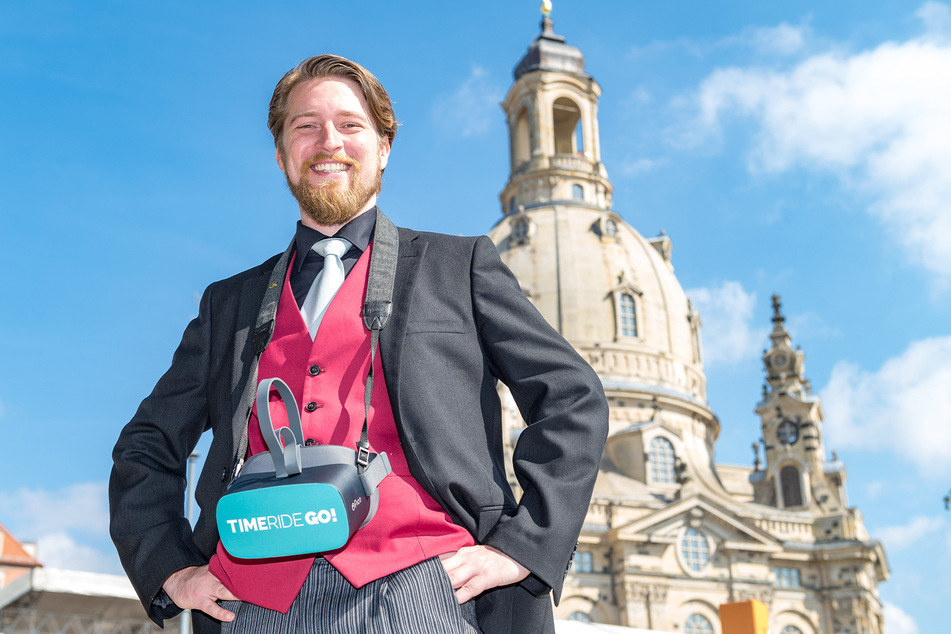 TimeRide-Chef Jonas Rothe (34) entführt virtuell in ferne Zeiten.