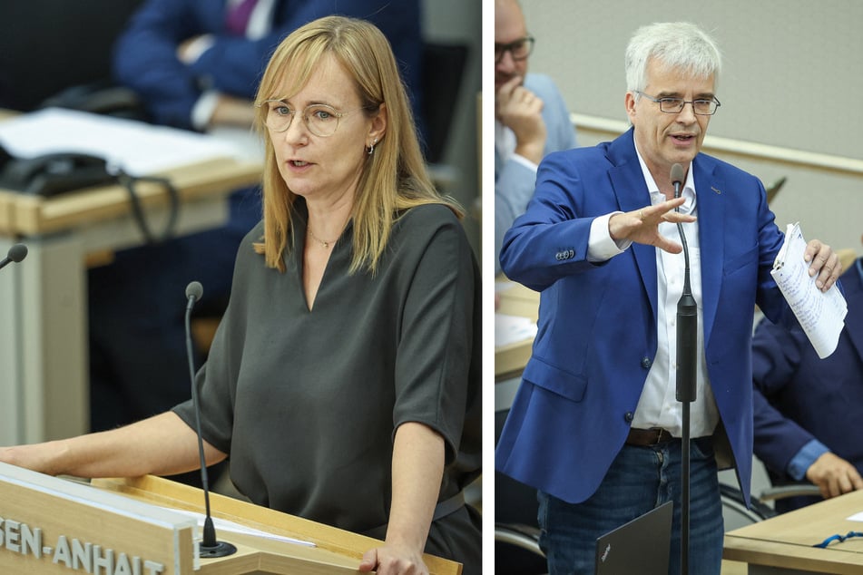 Linken-Fraktionschefin Eva von Angern (49) und Grünen-Geschäftsführer Olaf Meister (55) werfen Rausch Verstöße gegen Unparteilichkeit vor.