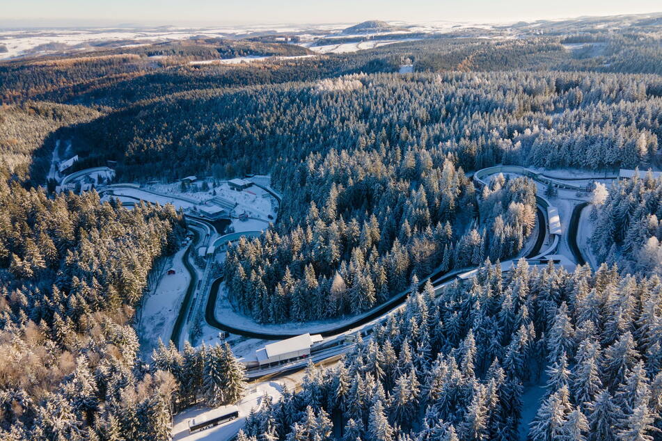 Zum Rodel-Weltcup herrschen beste Winterbedingungen im Erzgebirge.