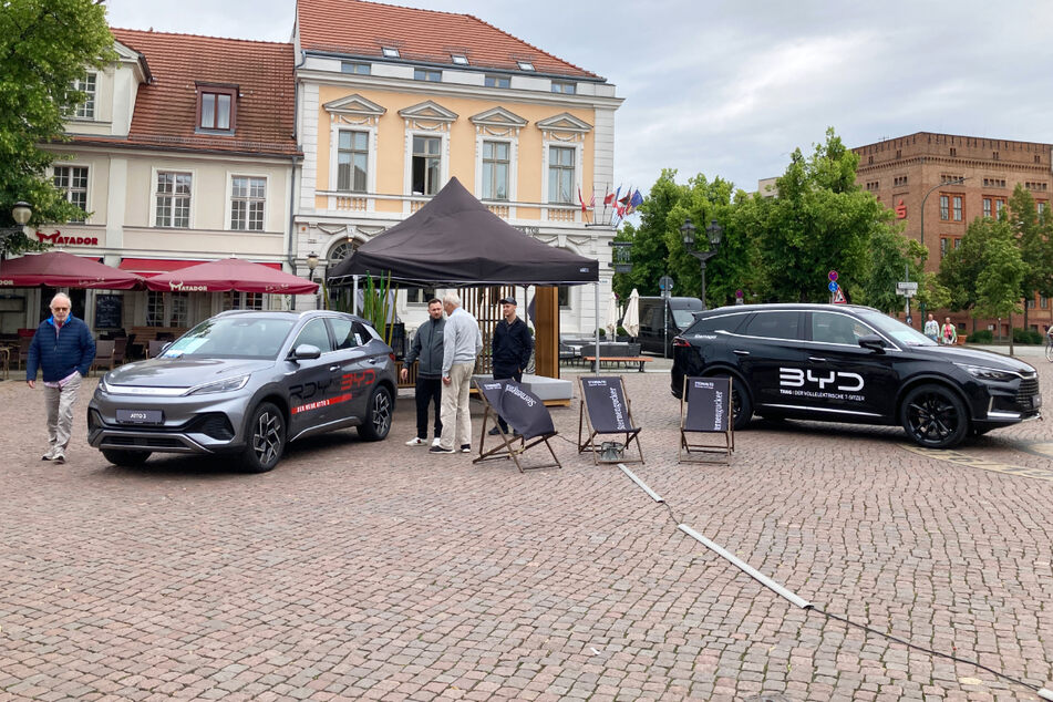 Vom 18. bis 20. August stehen die Modelle BYD ATTO 3, HAN und TANG beim Canaletto Stadtfest in Dresden.