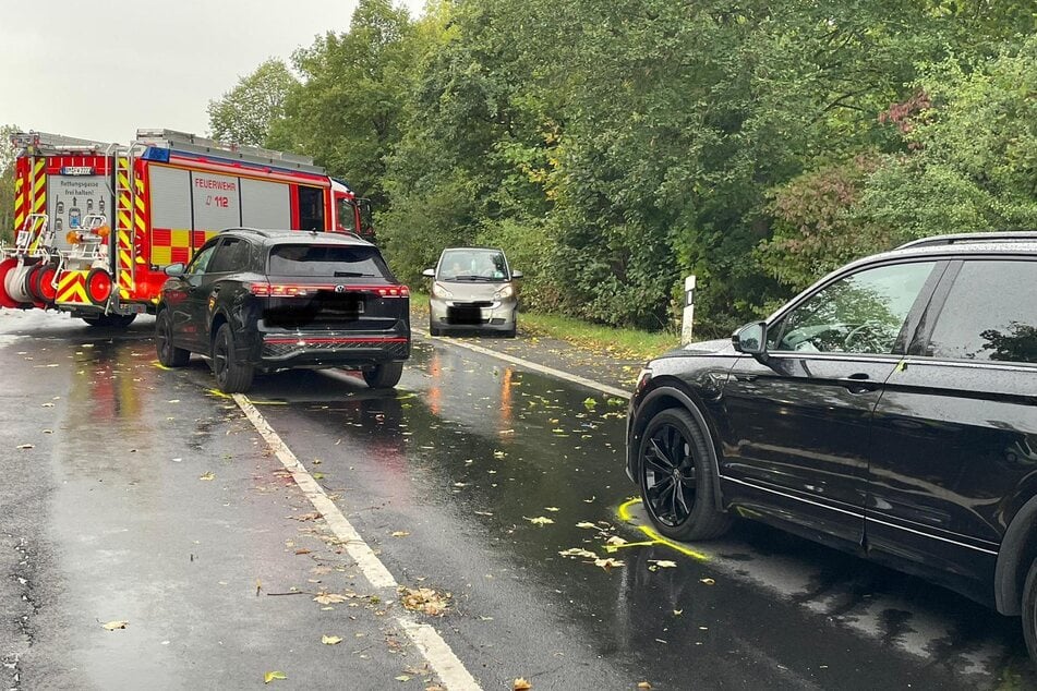 Gleich drei Autos wurden in den Unfall verwickelt.