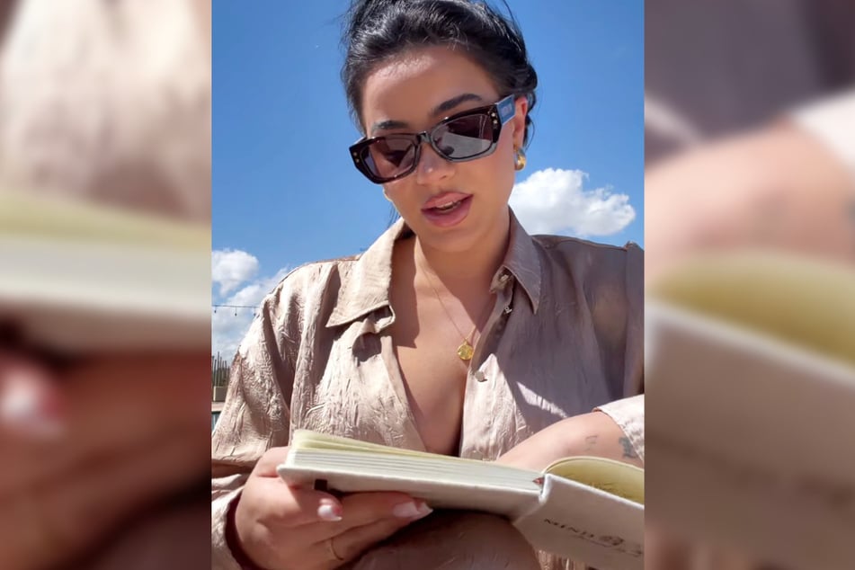 Die 29-Jährige liest in einem Instagram-Reel aus Notizen vor, die sie während eine "Zukunftsmeditation" aufgeschrieben hat.