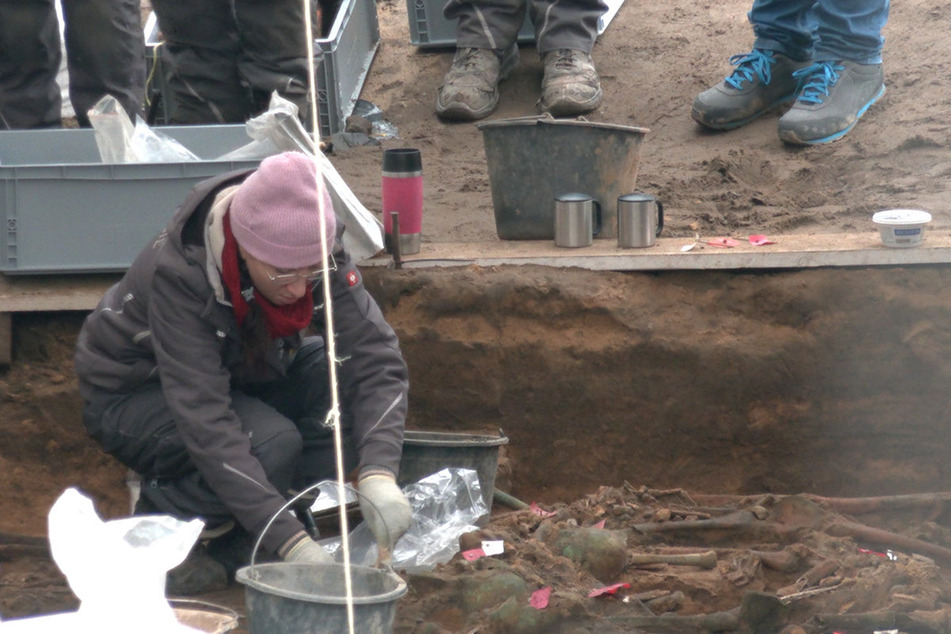 Seit Monaten werden an der Baustelle im Stadtteil St. Johannis archäologische Arbeiten durchgeführt.