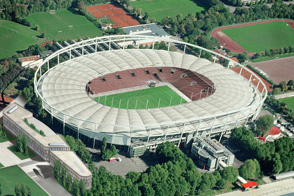 Sie ist eines von zehn EM-Stadien: die MHPArena in Stuttgart.