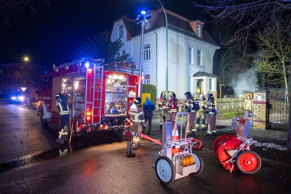 Und auch in Markkleeberg war die Feuerwehr gefordert.