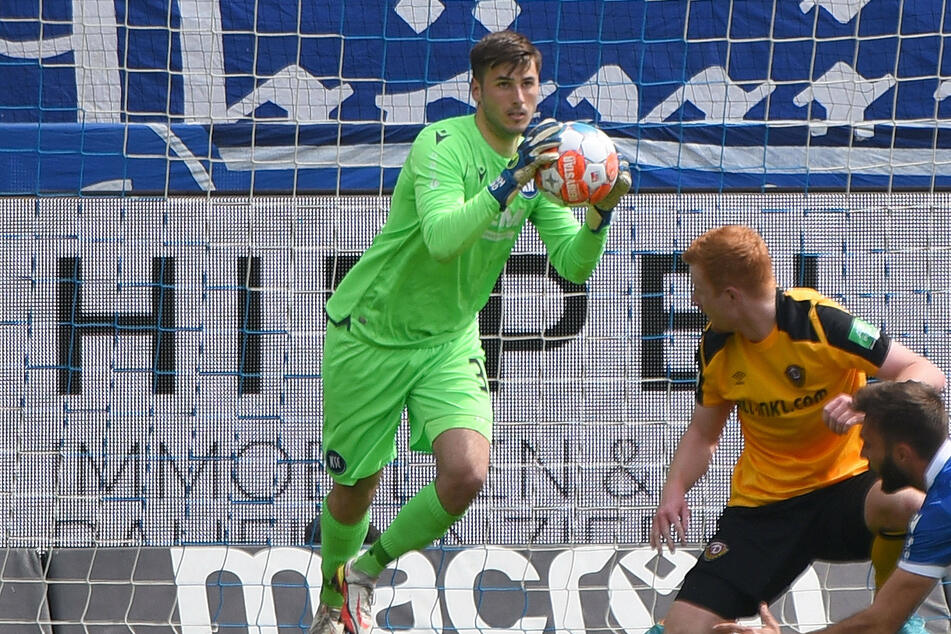 Niklas Heeger (22) absolvierte ausgerechnet gegen Dynamo eine seiner zwei Zweitliga-Partien für den Karlsruher SC.