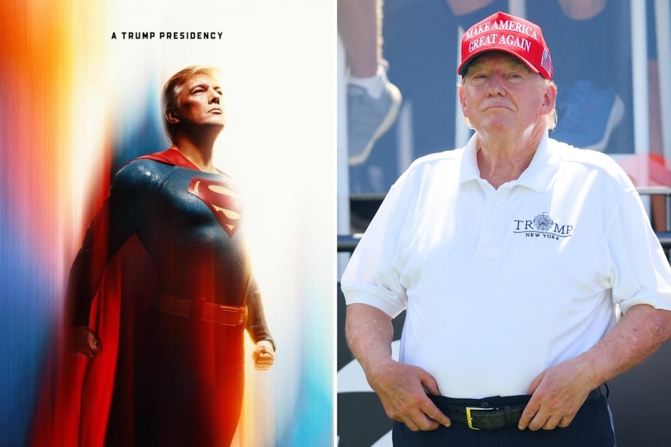 White House shares meme of Trump starring in Superman reboot: "The American Way"