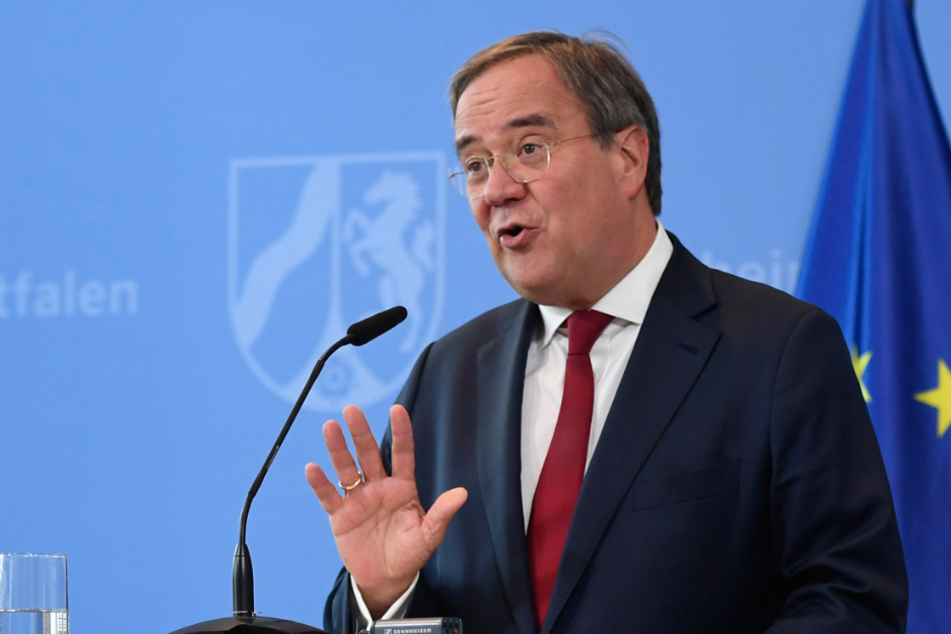 Armin Laschet (CDU), Ministerpräsident von Nordrhein-Westfalen, spricht bei einer Pressekonferenz zur aktuelle Lage und zum weiteren Vorgehen des Landes in der Corona-Pandemie.