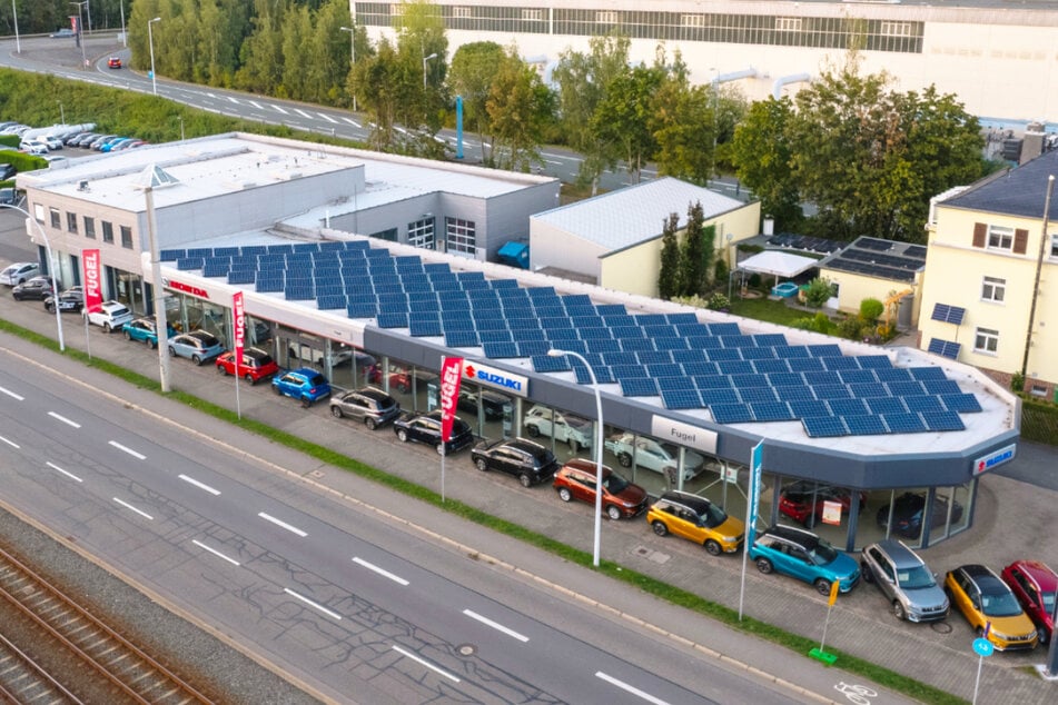 Das ist das Autohaus Fugel in Chemnitz.