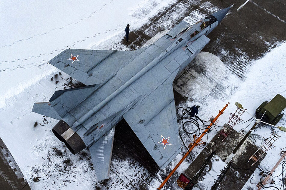 Die Hyperschall-Rakete "Kinschal" wird normalerweise von einer MiG-31 abgefeuert.