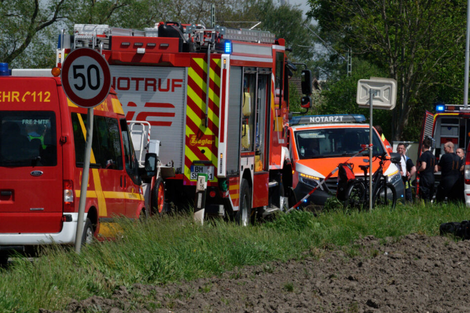 Unzählige Rettungskräfte waren am 4. Mai am Unfallort im Einsatz.