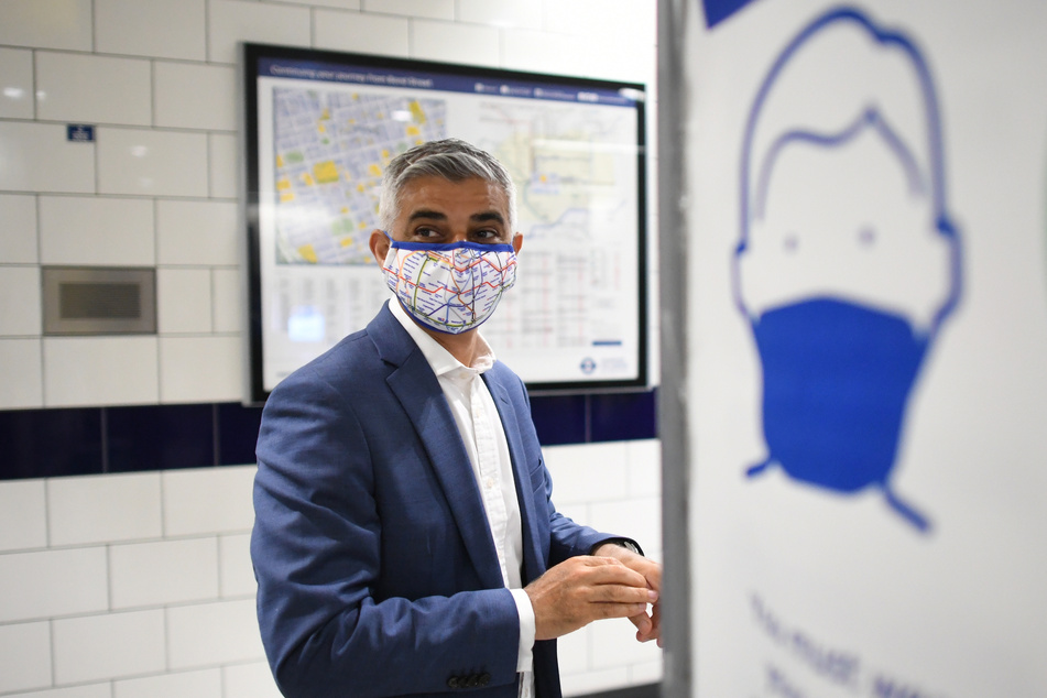 Sadiq Khan, Bürgermeister von London. Trotz dramatisch steigender Infektionszahlen sind am Montag in England fast alle Corona-Maßnahmen aufgehoben worden.