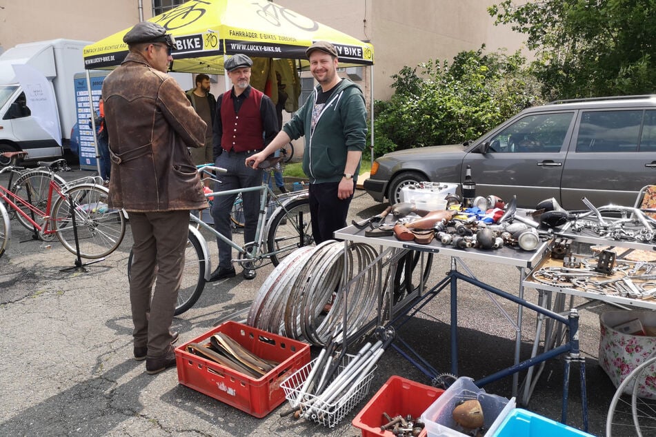 Das Fahrradfest an der historischen Hochgarage.