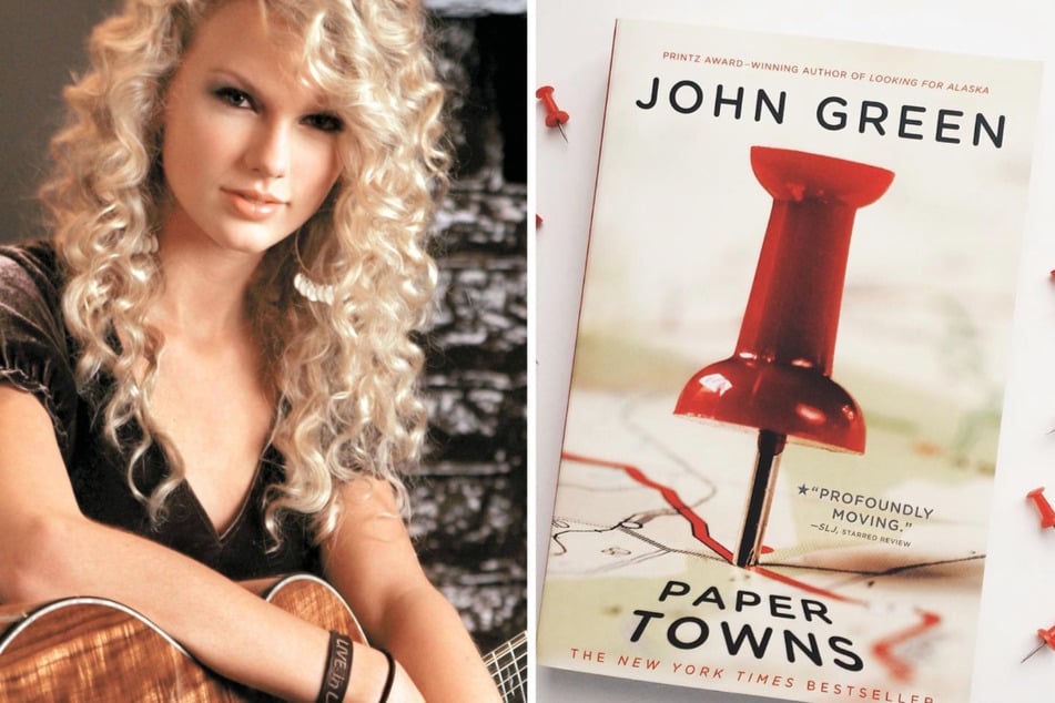 Taylor Swift's debut album showcases a distinctly adolescent perspective, just like John Green's Paper Towns.