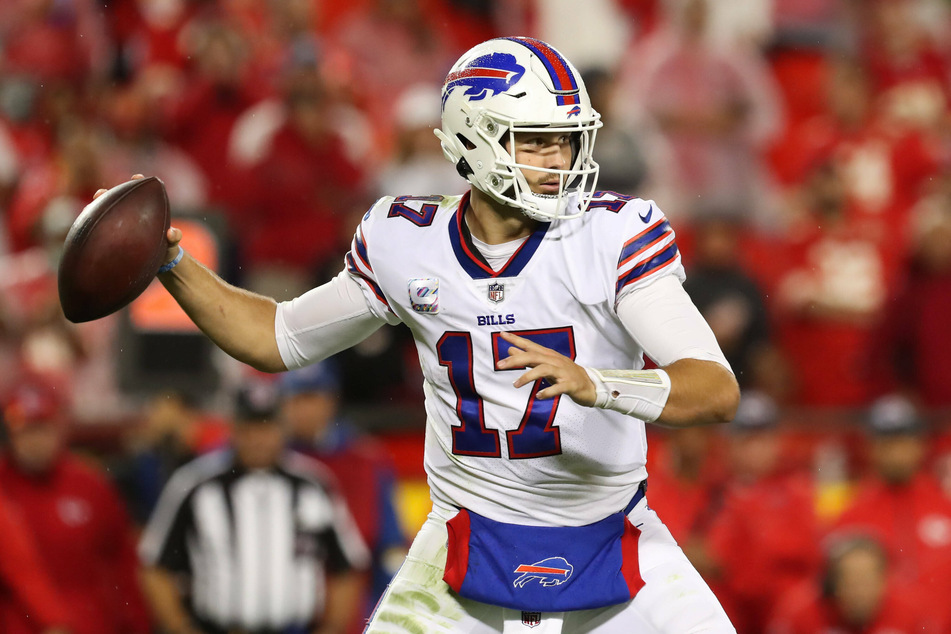 Bills quarterback Josh Allen threw for two touchdowns and ran for another in Buffalo's win on Sunday.