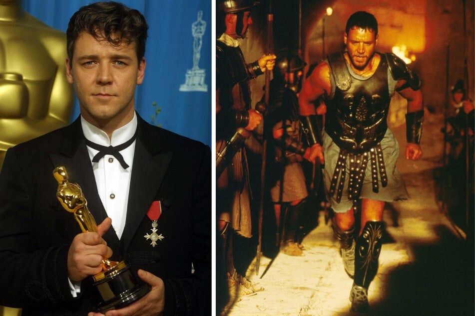 Die Rolle des General Maximus, der zum furchtlosen Gladiator wird, brachte Russell Crowe einen gewaltigen Karriereboost - und einen Oscar. (Archivbilder)
