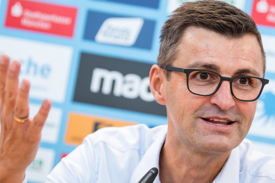 Trainer Michael Köllner (50) und seine Spieler vom TSV 1860 München haben im Toto-Pokal noch alle Chancen auf den Triumph.