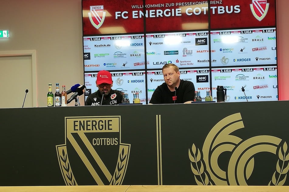 Ernste Blicke in Cottbus am Freitag: Die Personalsituation ist überaus angespannt.