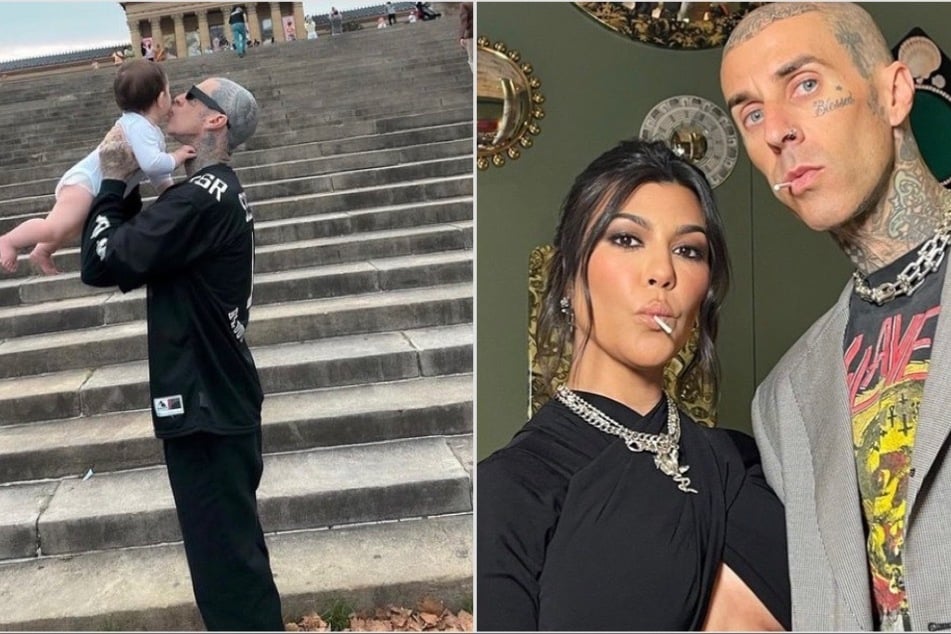 Kourtney Kardashian's hubby Travis Barker slams leaked pic of baby Rocky