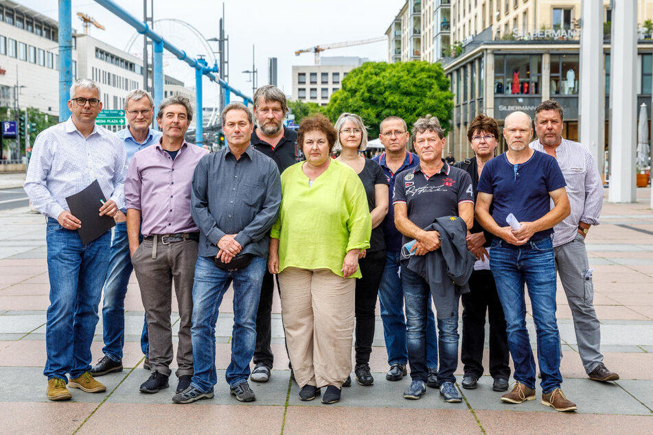 Die "Bürgerinitiative Fernsehturm Dresden" ist mit den momentanen Plänen der Stadt unzufrieden.