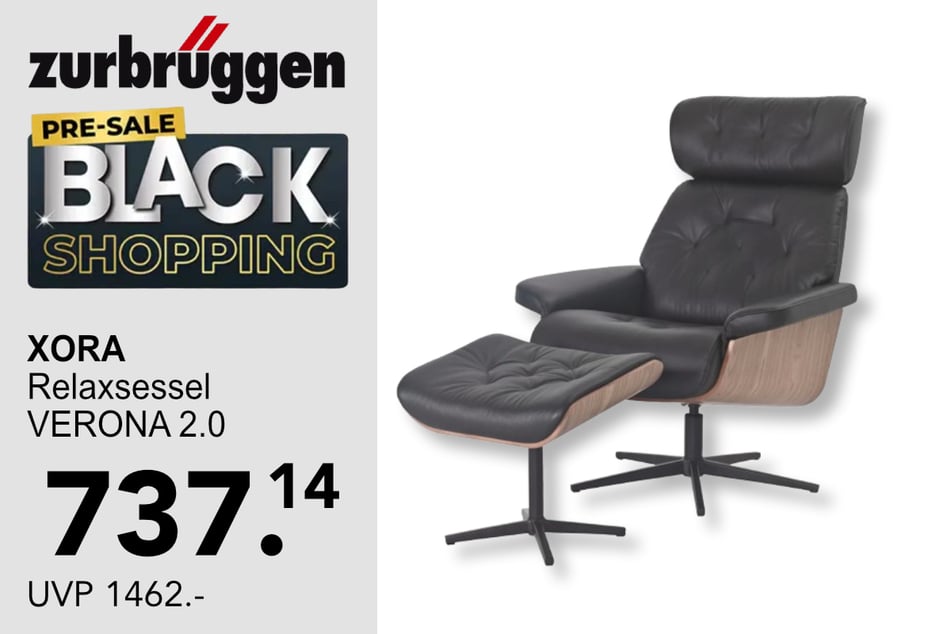 Der Xora Relaxsessel VERONA 2.0 für 737,14 statt 1.462 Euro.