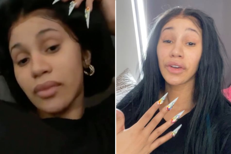 Cardi B claps back at haters with make-up free message