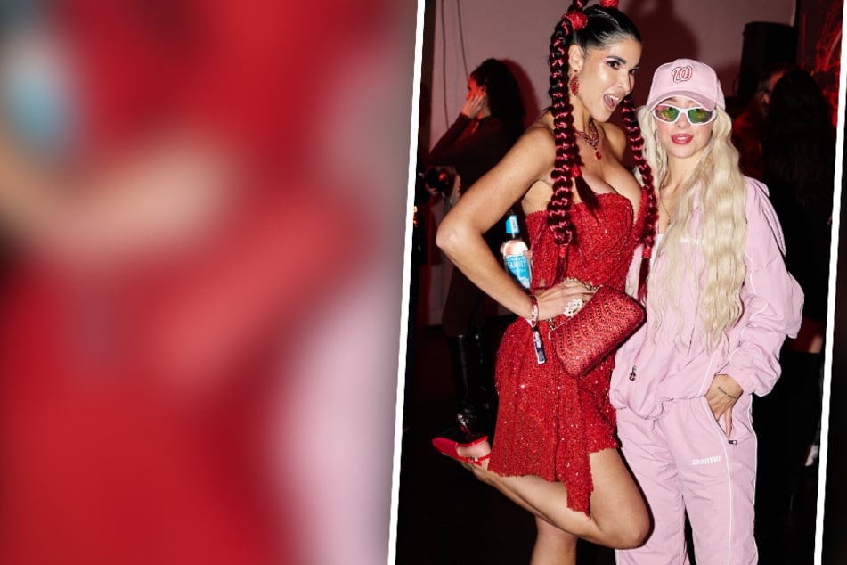 Lieber posierte die 25-Jährige zusammen mit Micaela Schäfer (42).