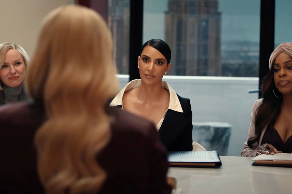 The director for All's Fair defended Kim Kardashian (m) after the series' debuted to a low score on Rotten Tomatoes and harsh reviews from critics.