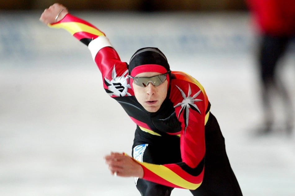 Marcel Spahn sprintete bei der Deutschen Meisterschaft 2004 über die 500-Meter-Distanz.