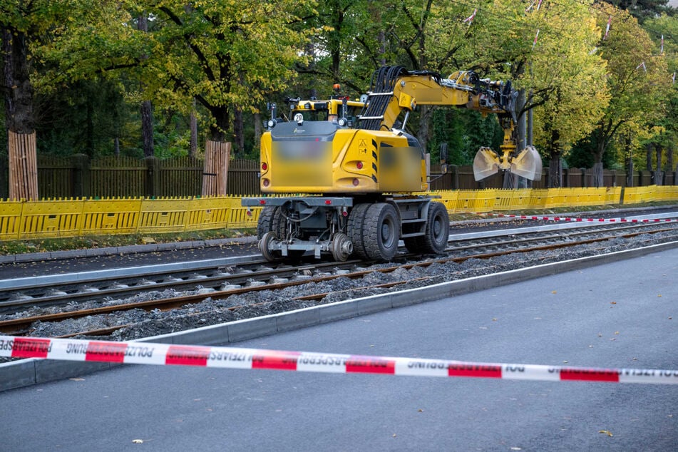 Dieser Bagger soll den Mann überfahren haben.