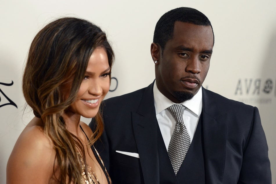 Sean P. Diddy Combs and Cassie Ventura attend the premiere of 'The Perfect Match' at the Arclight Theatre in Los Angeles on March 7, 2016.