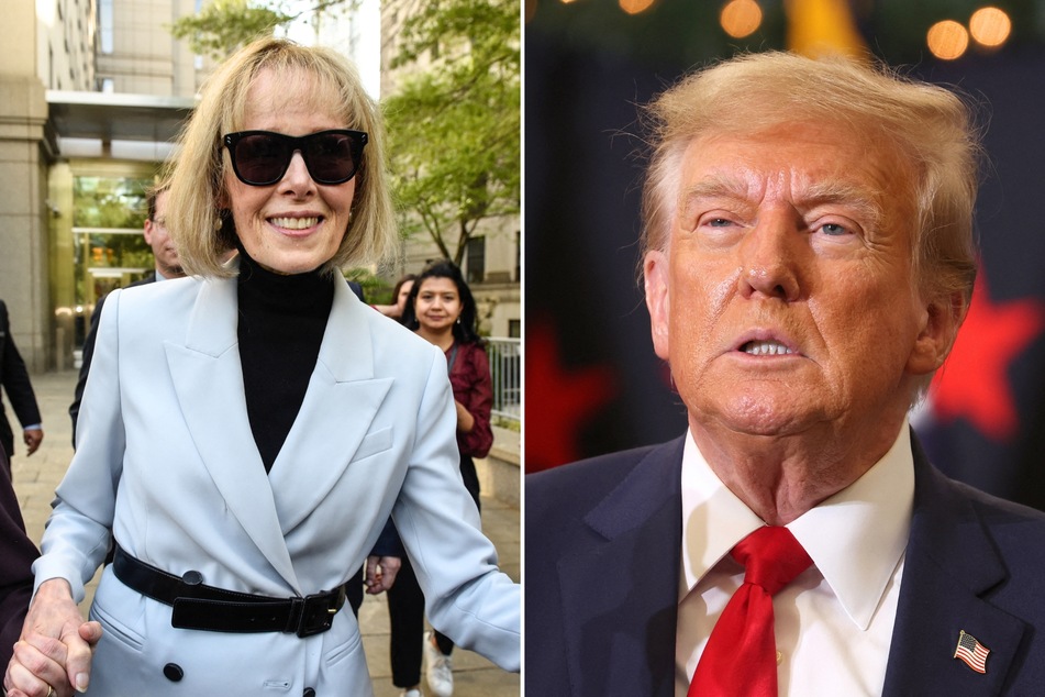 On Thursday, a federal appeals court denied a request from attorneys for Donald Trump to delay his second defamation trial brought by writer E. Jean Carroll (l.).