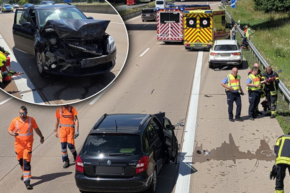 Unfall A14: Spuren gesperrt: Mehrere Verletzte nach Unfall auf der A14