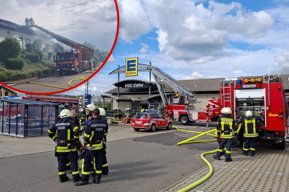Brand im Edeka! Markt muss evakuiert werden