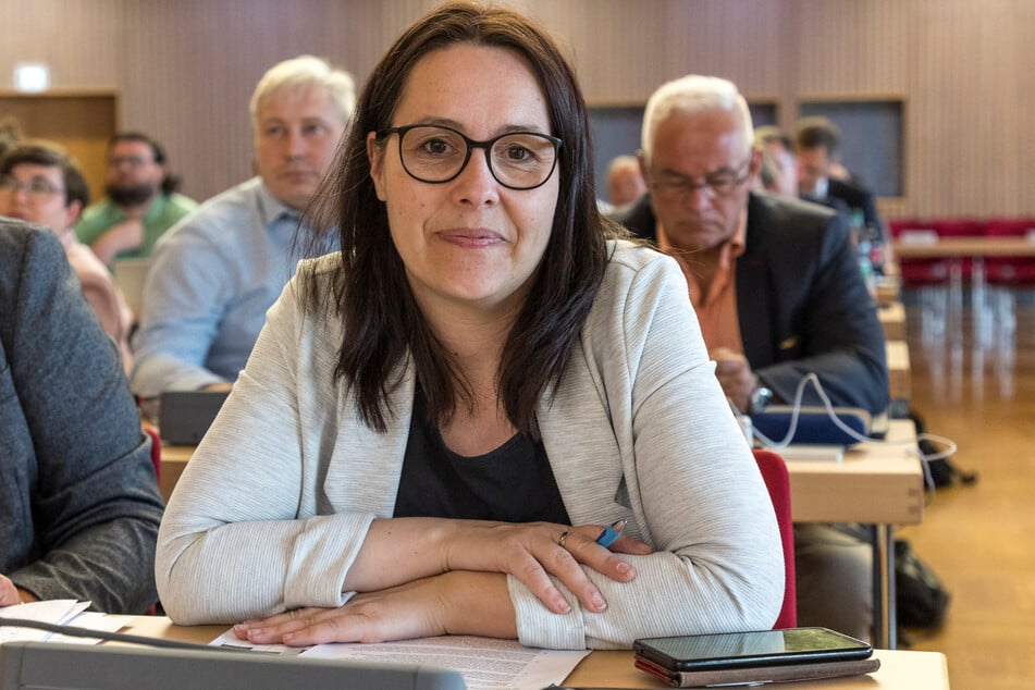 CDU-Fraktions-Chefin Heike Ahnert (42, CDU).